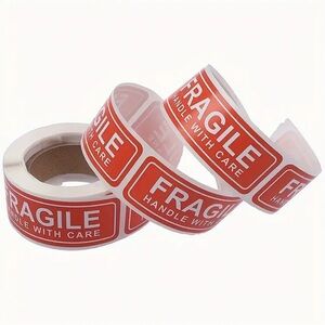 150 Roll Fragile Handle with Care Stickers